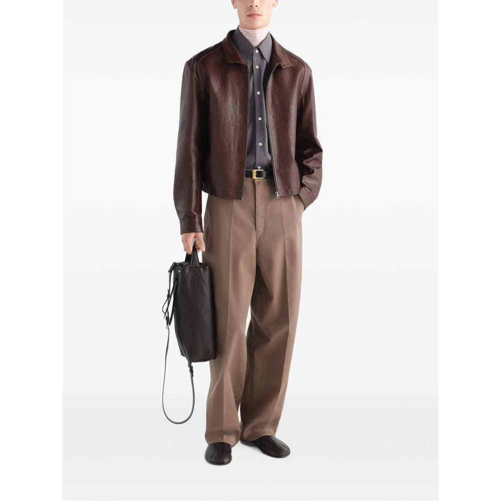 Lemaire Red Jackets - Leather Jackets Men
