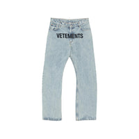 Vetements Blue Denim - Loose-Fit Jeans Men