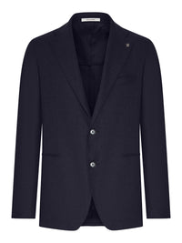 Tagliatore Men Single-Breasted Wool And Cashmere Blend Jacket
