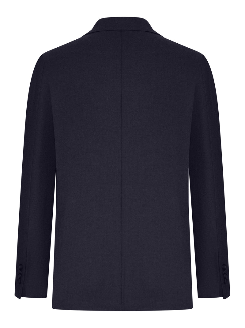 Tagliatore Men Single-Breasted Wool And Cashmere Blend Jacket