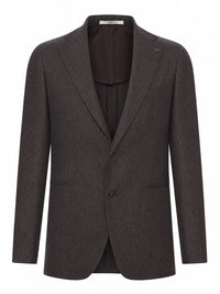 Tagliatore Tagliatore Men Textured Fabric Blazer Jacket With Two Buttons