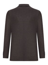 Tagliatore Tagliatore Men Textured Fabric Blazer Jacket With Two Buttons