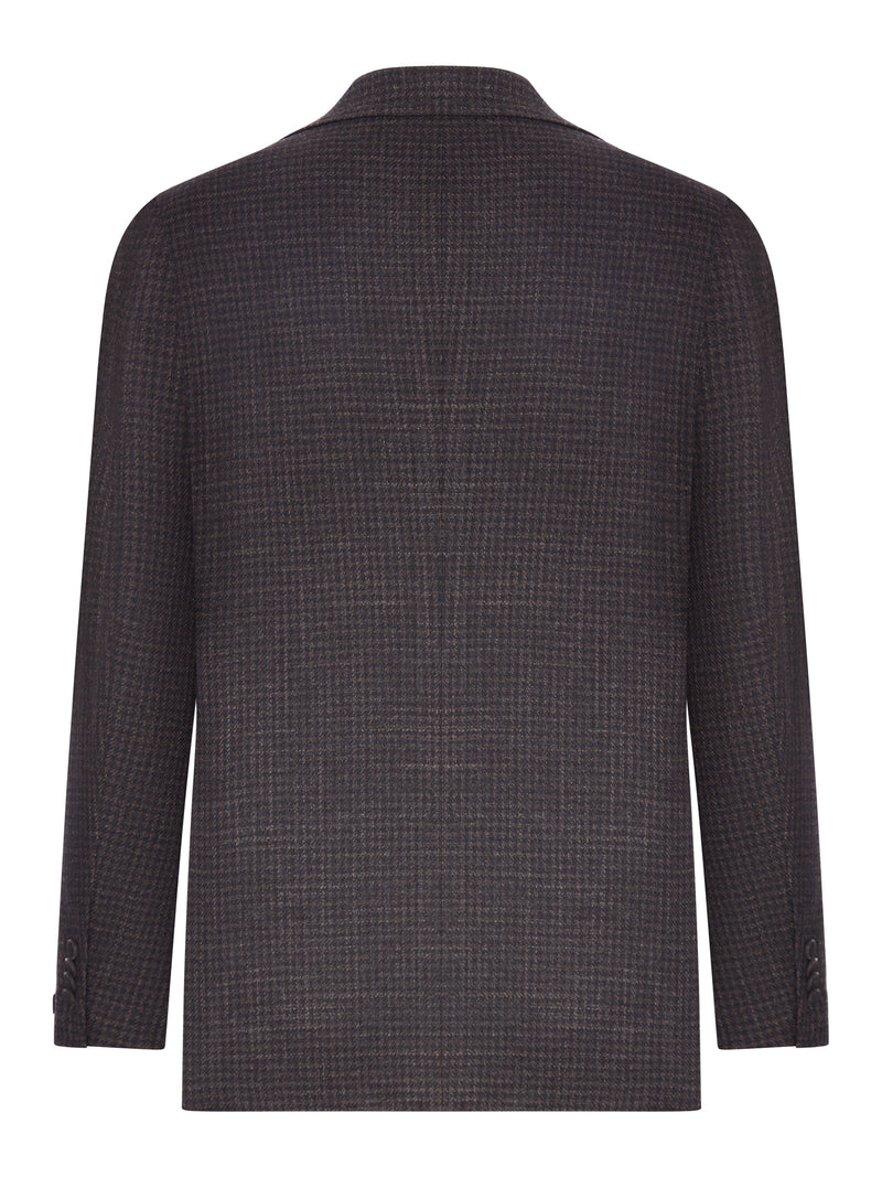 Tagliatore Tagliatore Men Single-Breasted Wool And Silk Blend Jacket