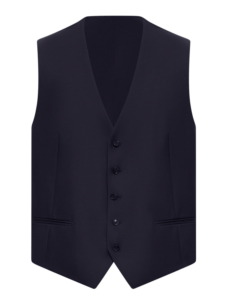 Tagliatore Men Bruce Tailored Wool Suit With Vest