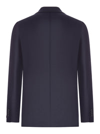 Tagliatore Men Double-Breasted Wool And Cashmere Blend Blazer