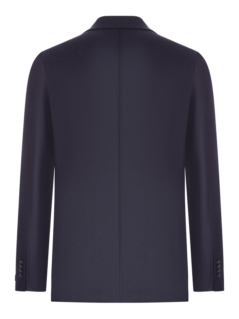 Tagliatore Men Double-Breasted Wool And Cashmere Blend Blazer