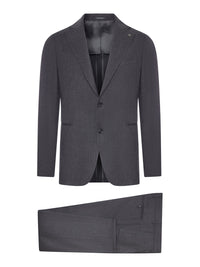 Tagliatore Tagliatore Men Tailored Wool And Silk Blend Suit