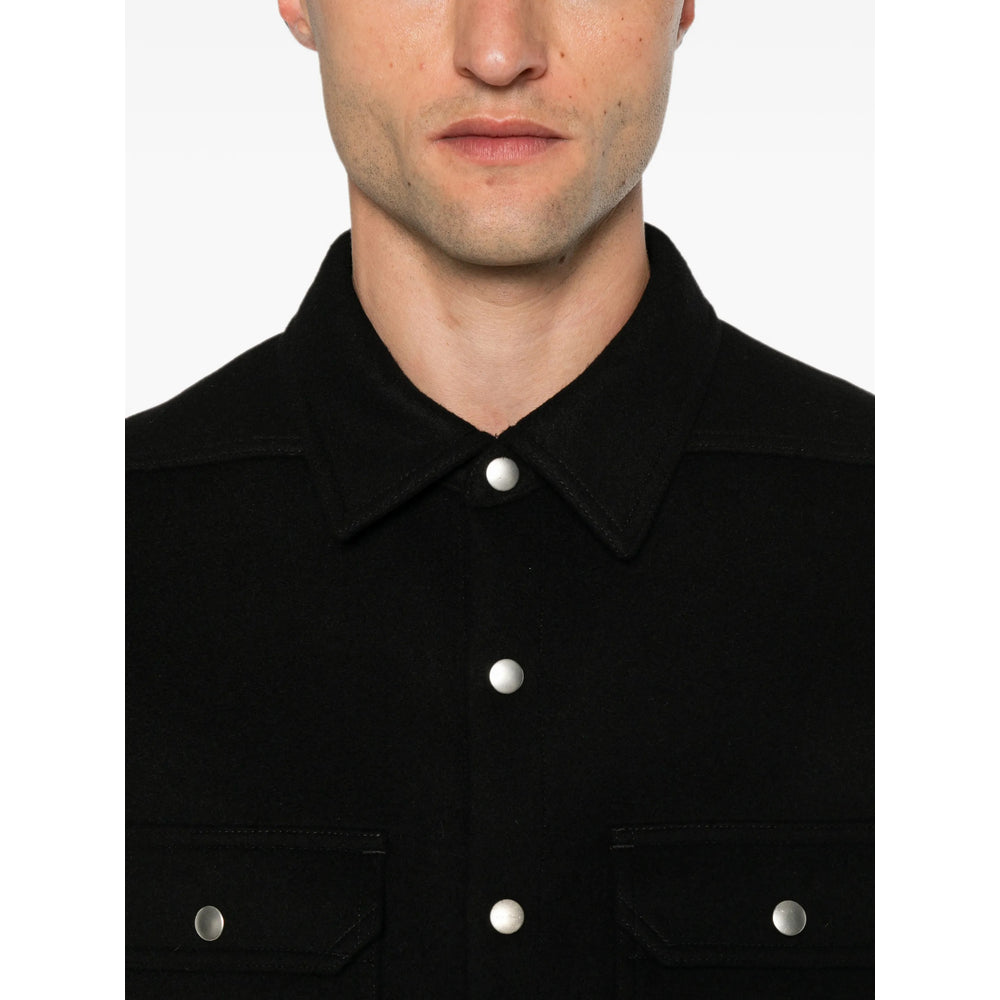 Rick Owens Rick Owens Black Jackets - Shirt Jackets Men