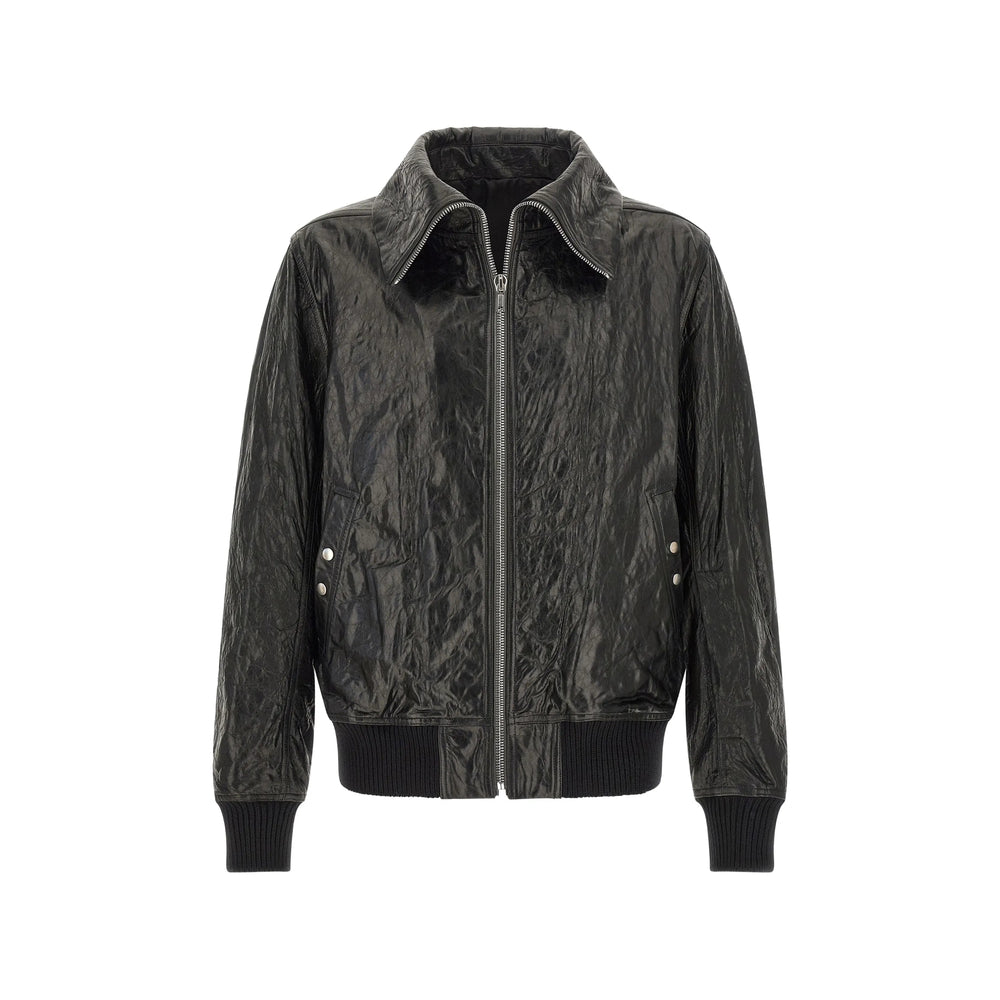 Rick Owens Rick Owens Black Jackets - Leather Jackets Men