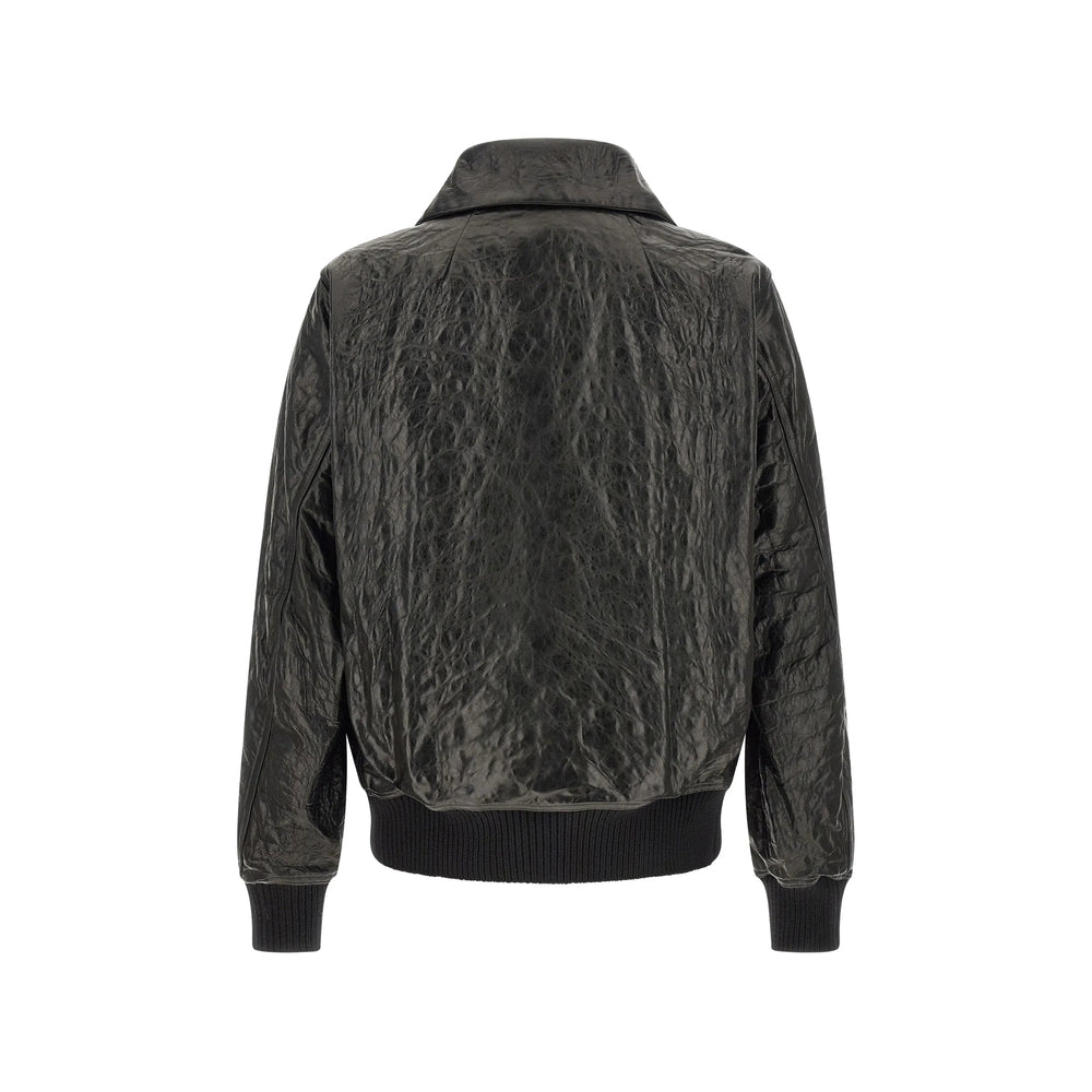 Rick Owens Rick Owens Black Jackets - Leather Jackets Men