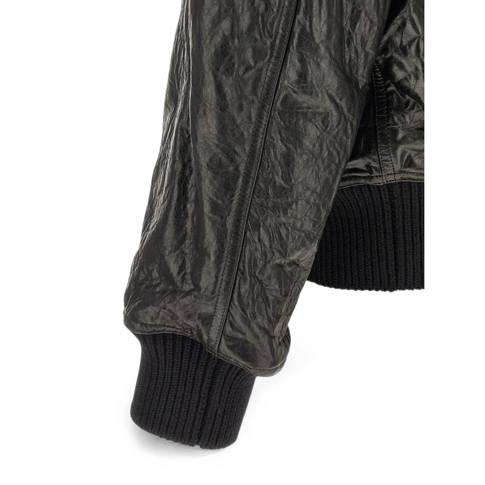 Rick Owens Rick Owens Black Jackets - Leather Jackets Men