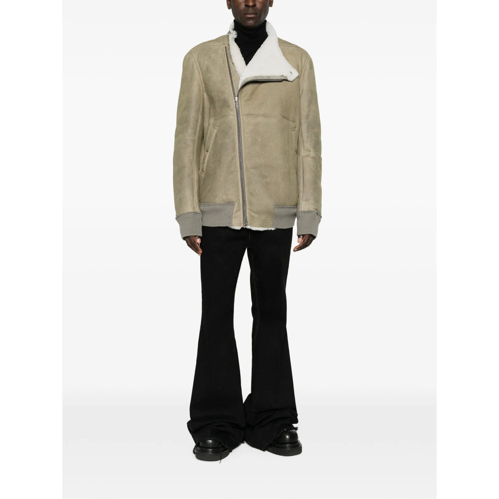 Rick Owens Green Jackets - Leather Jackets Men