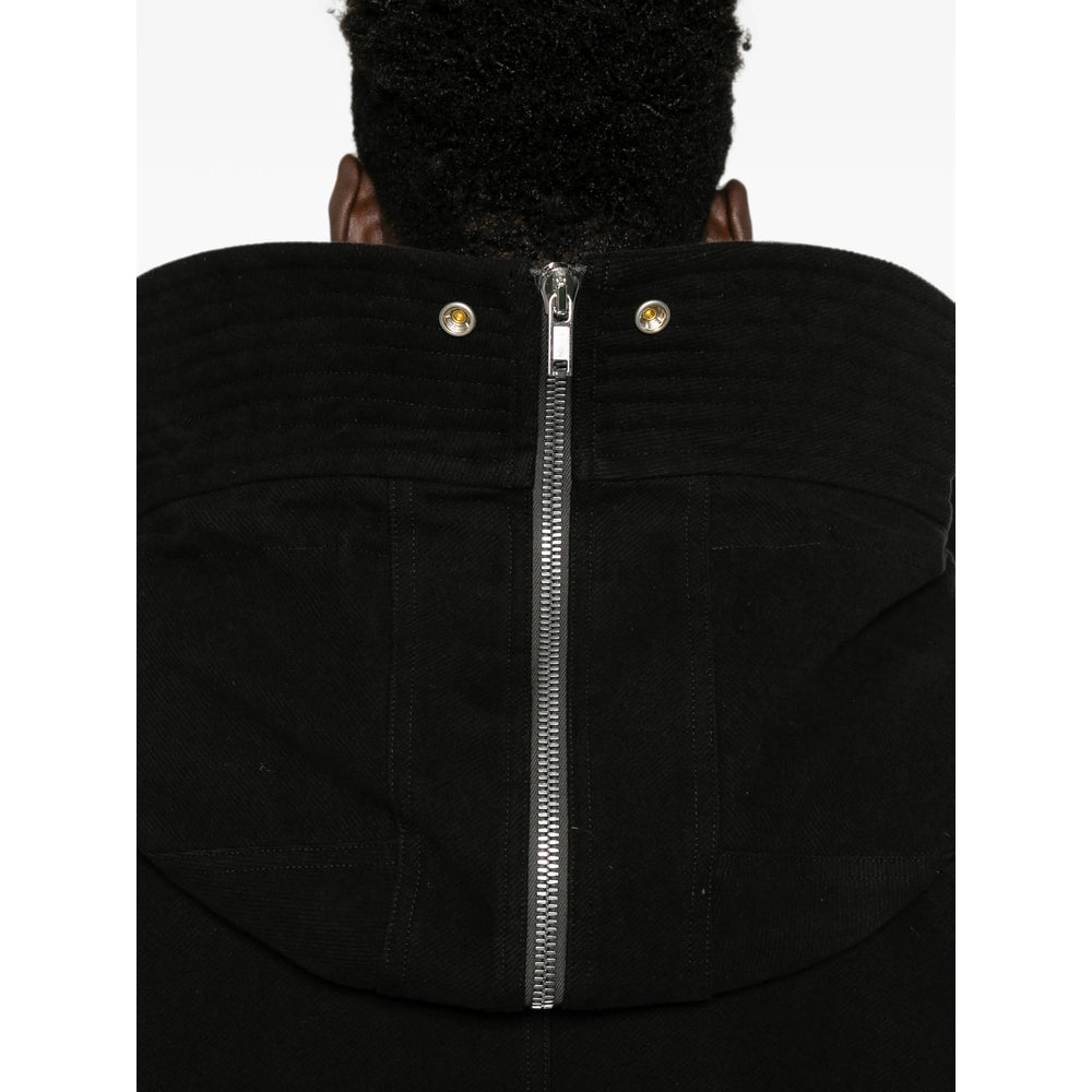 Rick Owens Black Coats - Single Breasted Coats Men