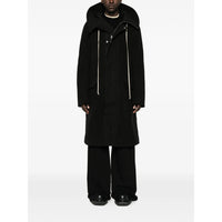 Rick Owens Black Coats - Single Breasted Coats Men