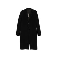 Rick Owens Black Coats - Single Breasted Coats Men