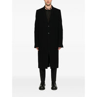 Rick Owens Black Coats - Single Breasted Coats Men