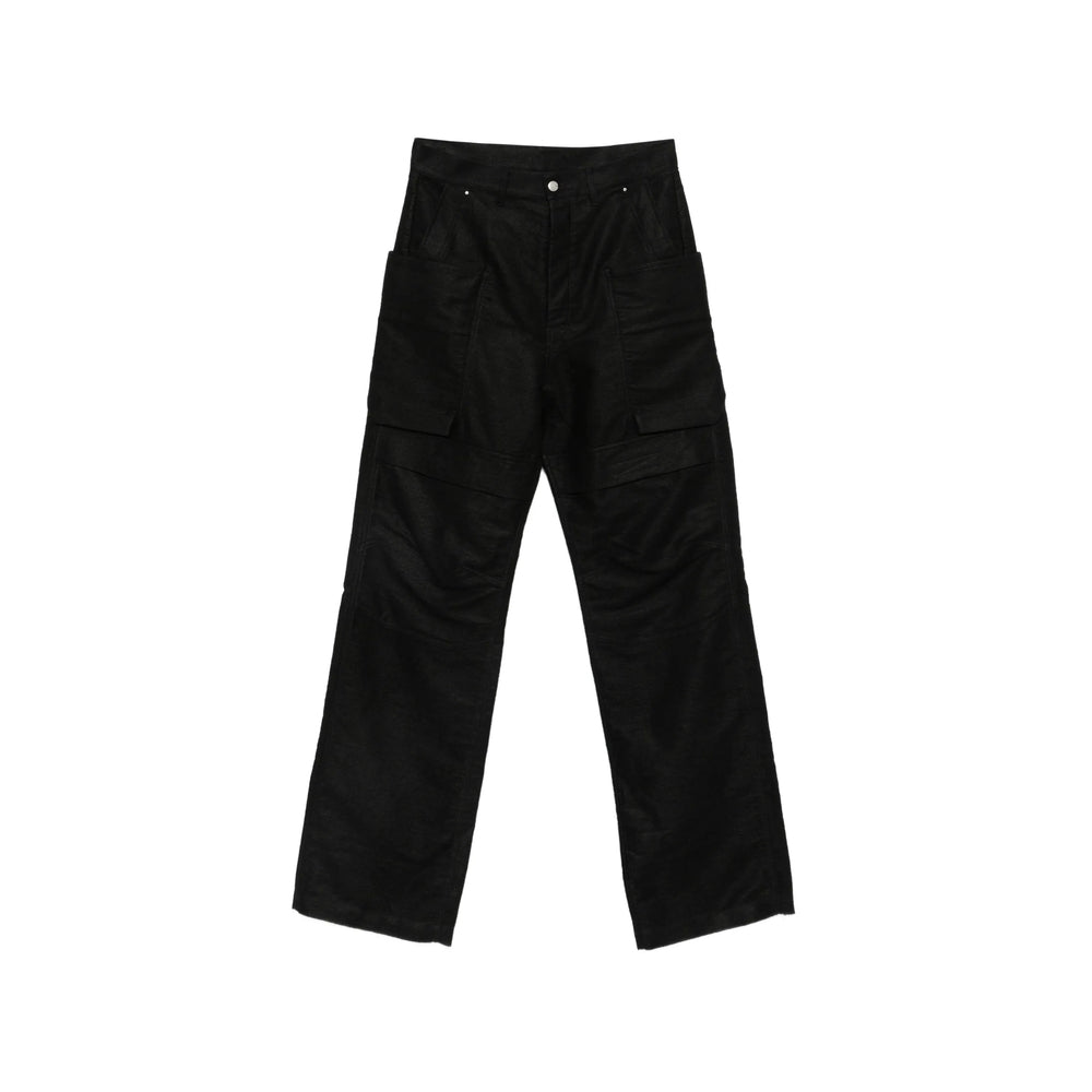 Rick Owens Black Trousers - Wide-Leg Trousers Men