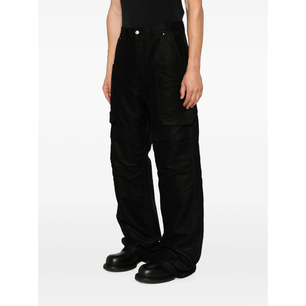 Rick Owens Black Trousers - Wide-Leg Trousers Men