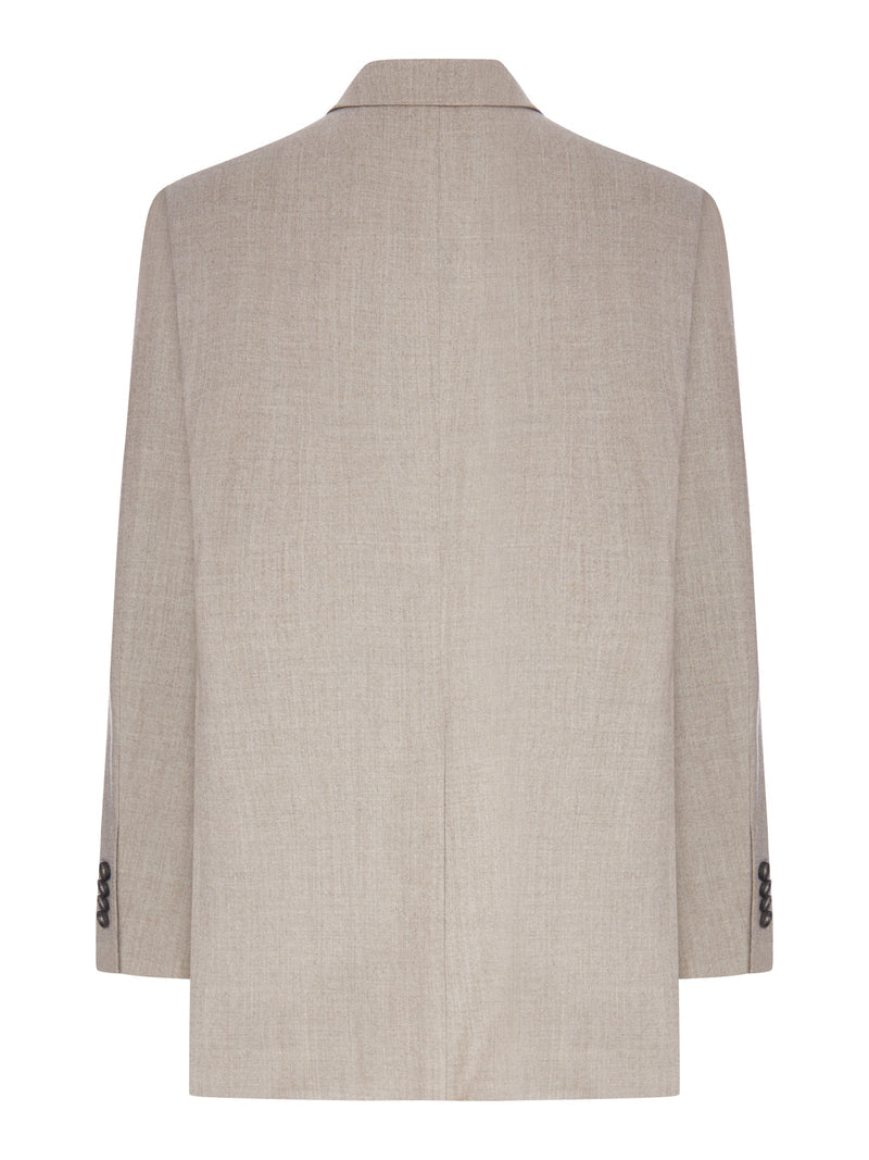 Tagliatore Women Double-Breasted Wool And Silk Blend Suit