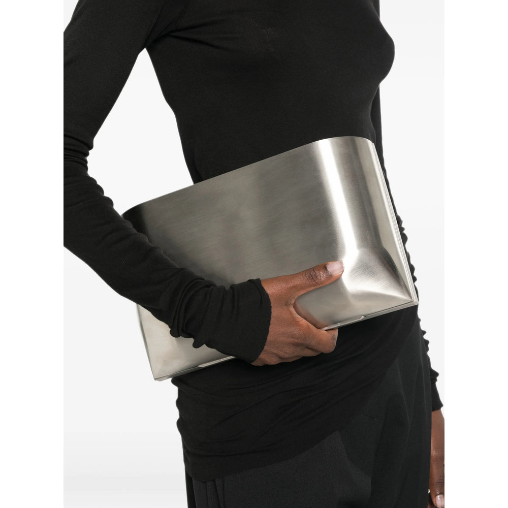 Rick Owens Rick Owens Silver Clutch Bags Women