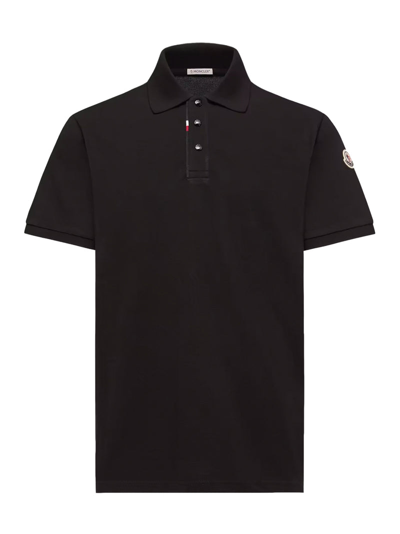 Moncler Men Cotton Piqué Polo Shirt With Logo
