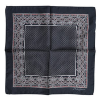 Dolce & Gabbana Multicolor Fantasy Silk Square Foulard Men's Scarf