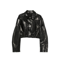 Rick Owens Black Jackets - Leather Jackets Women