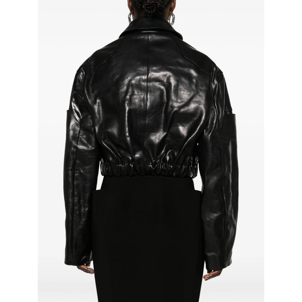Rick Owens Black Jackets - Leather Jackets Women