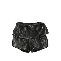Rick Owens Black Shorts - Leather & Faux Leather Shorts Women