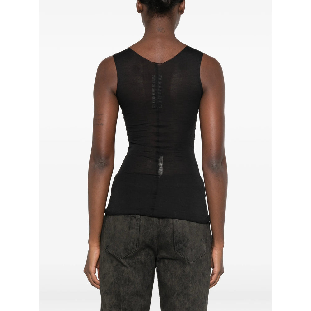 Rick Owens Black Tops - Vests & Tank Tops Women