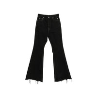 Rick Owens Black Denim - Bootcut Jeans Men