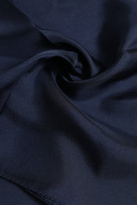 Dolce & Gabbana Dark Blue Silk Square Men Foulard Men's Scarf