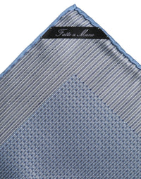 Dolce & Gabbana Light Blue Silk Square Men Foulard Men's Scarf