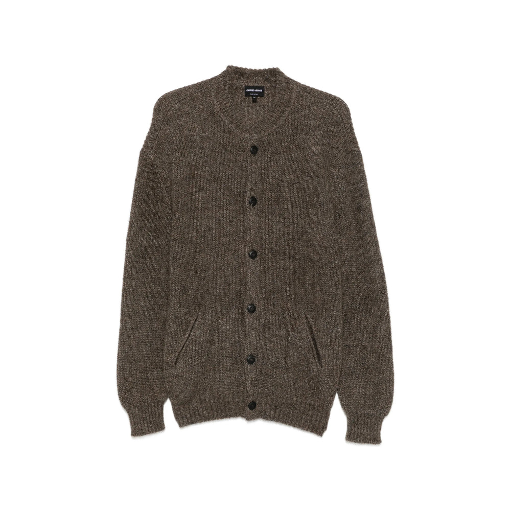 Giorgio Armani Brown Sweaters & Knitwear - Cardigans Men