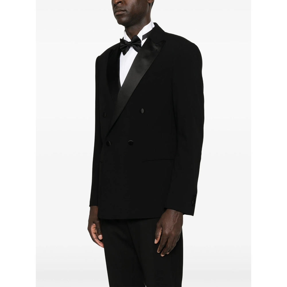 Giorgio Armani Black Jackets - Blazers Men