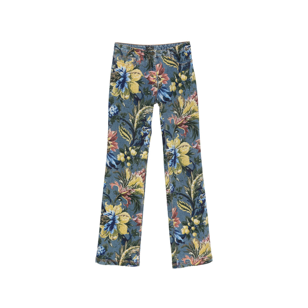 Etro Etro Blue Denim - Straight-Leg Jeans Women