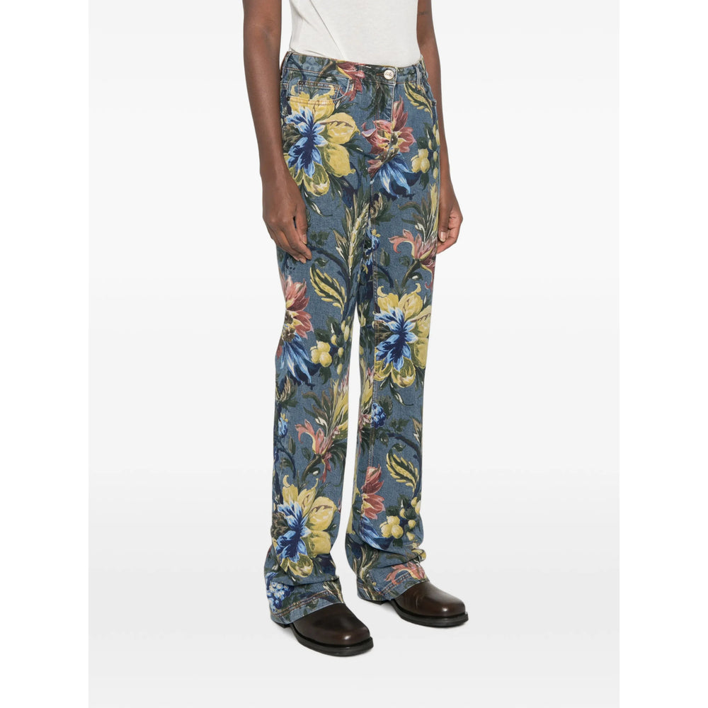 Etro Etro Blue Denim - Straight-Leg Jeans Women