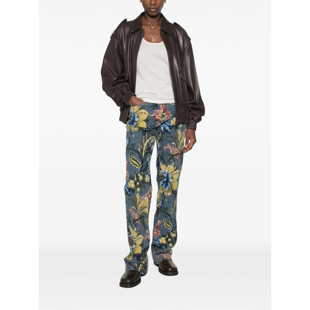 Etro Etro Blue Denim - Straight-Leg Jeans Women