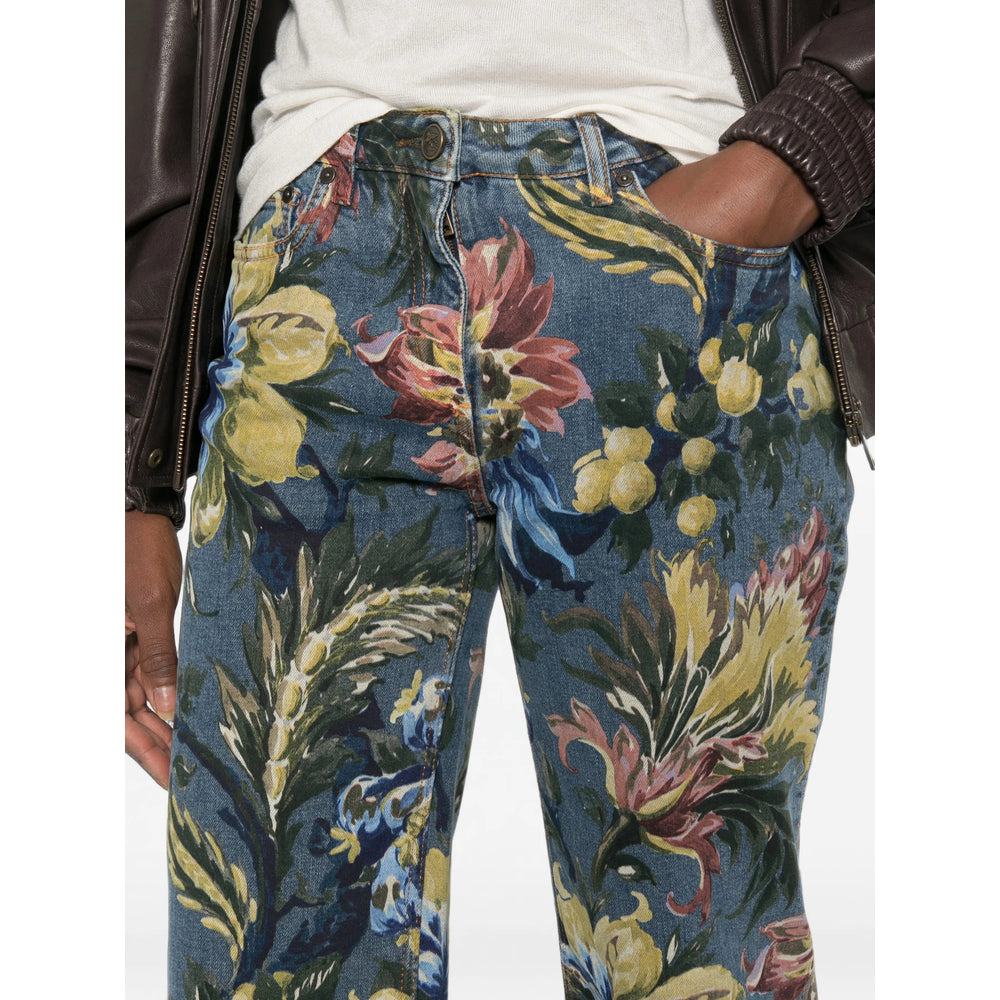 Etro Etro Blue Denim - Straight-Leg Jeans Women