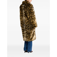 Etro Neutrals Coats - Faux Fur Coats Women