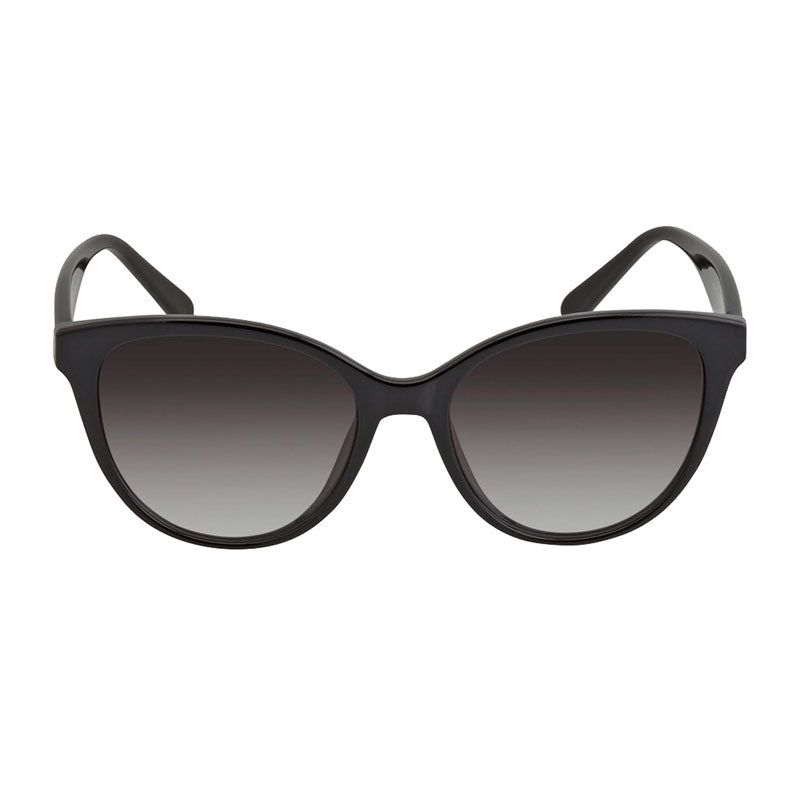 Salvatore Ferragamo Sunglasses Cat Eye Full Rim, Black Frame and Grey Gradient Lens SF1073S001