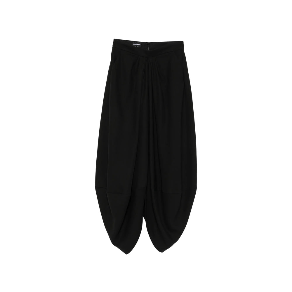 Giorgio Armani Black Skirts - Asymmetric & Draped Skirts Women