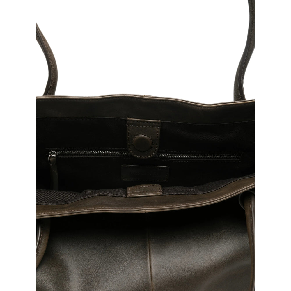 Low Classic Brown Tote Bags Women