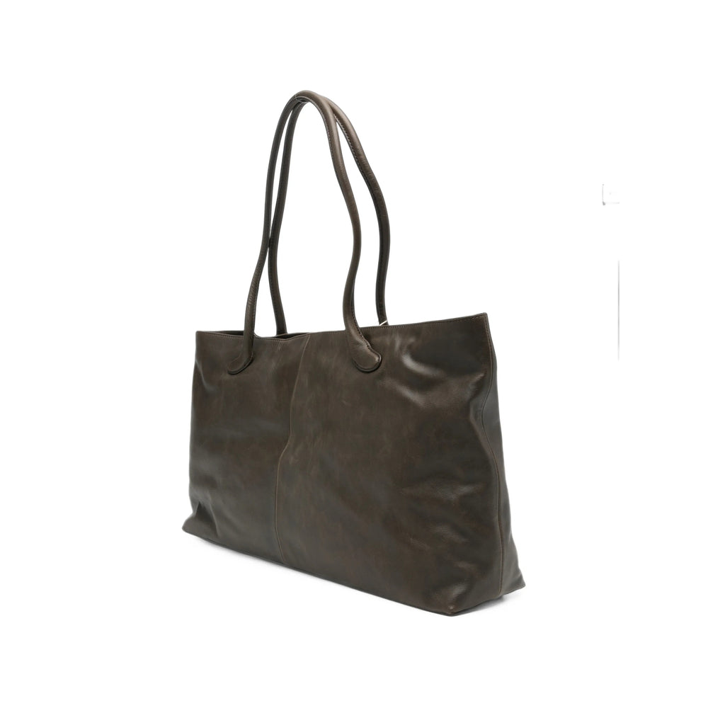 Low Classic Brown Tote Bags Women