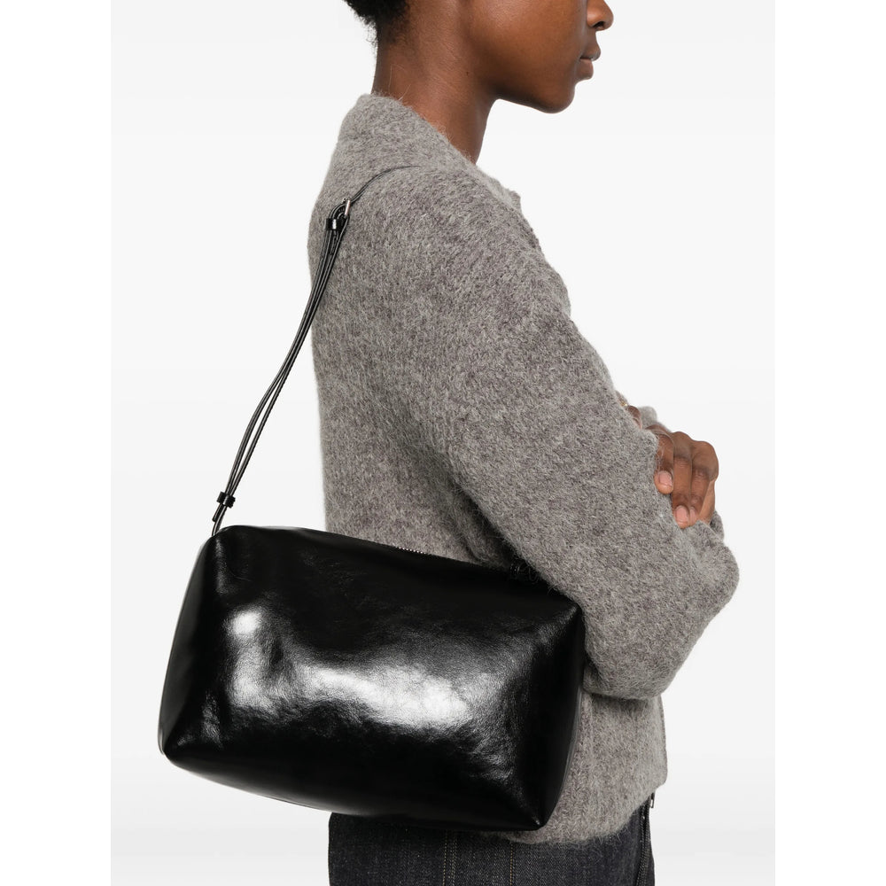 Low Classic Black Shoulder Bags Women