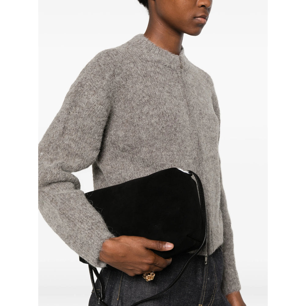 Low Classic Black Shoulder Bags Women
