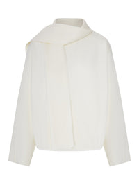 Giorgio Armani Giorgio Armani Women Textured Fabric Sweater With Integrated Scarf