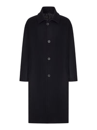 Giorgio Armani Giorgio Armani Men Long Black Coat With Buttons