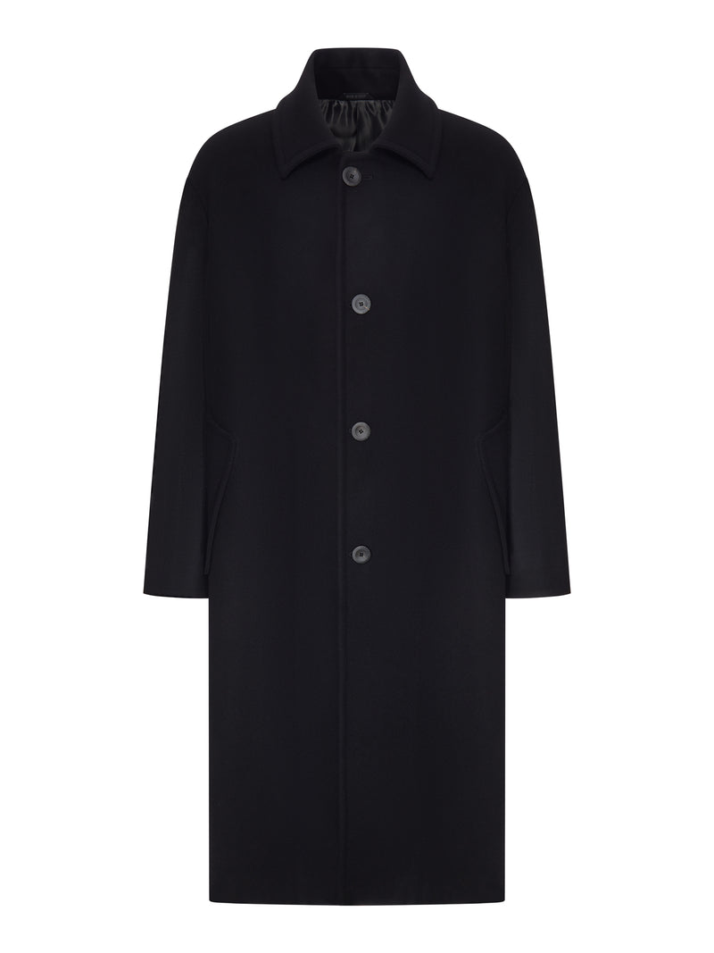 Giorgio Armani Giorgio Armani Men Long Black Coat With Buttons