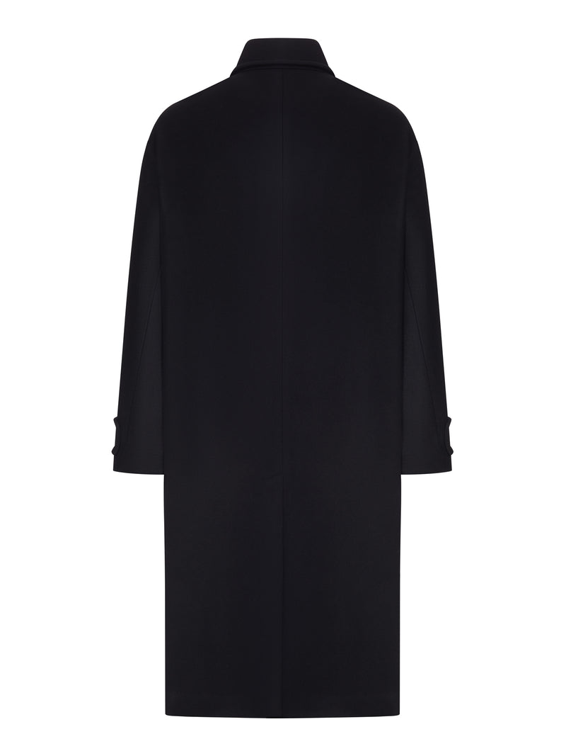 Giorgio Armani Giorgio Armani Men Long Black Coat With Buttons